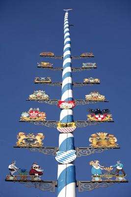 Maibaum in Bad Aibling od Erich Teister