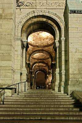 Montmartre - Eingang zur Sacré Coeur od Erich Teister