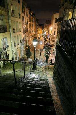 Treppen am Montmartre od Erich Teister