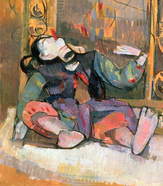 Thai Puppet With Mirror, 1989 (oil on canvas)  od Erin  Townsend