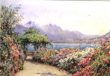 Lake Como from the Villa Carlotta od Ernest Arthur Rowe