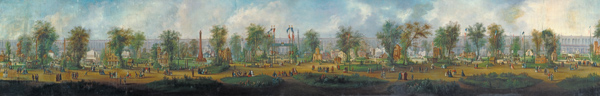 Panoramic View of the Exhibition of 1855 od Ernest Lami de Nozan