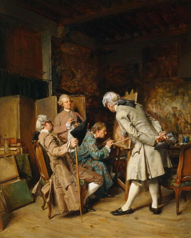 The Art Lovers, or The Painter od Ernest Meissonier