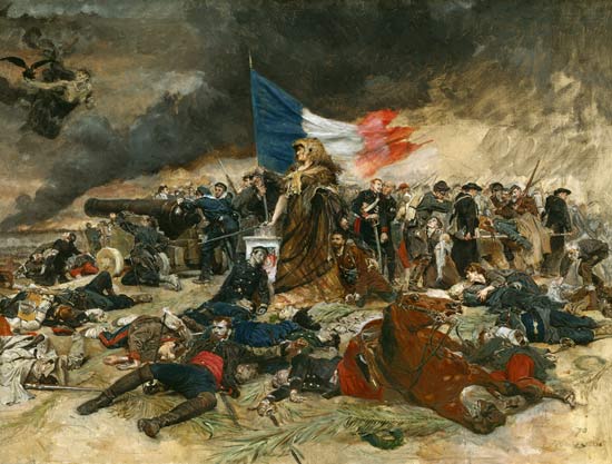 Allegory of the Siege of Paris od Ernest Meissonier