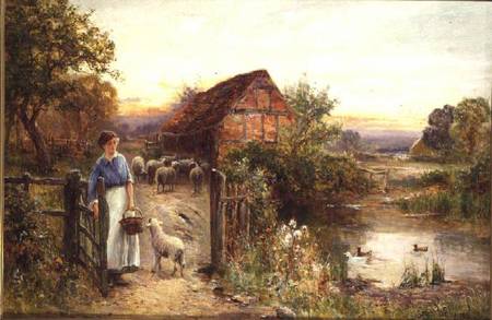 Bringing Home the Sheep od Ernest Walbourn