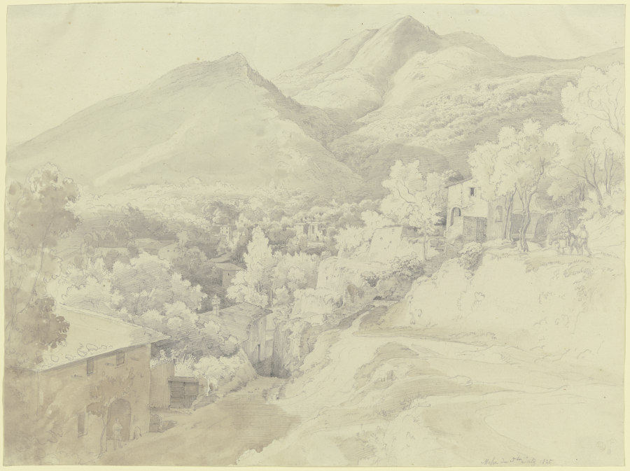 Ansicht von Massa di Carrara od Ernst Fries