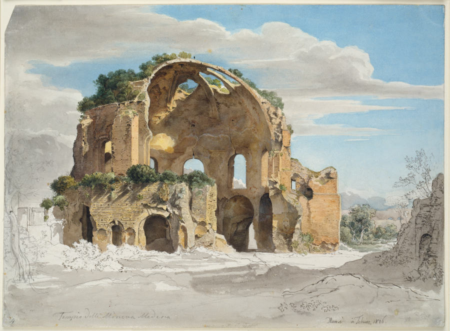 Tempel der Minerva Medica in Rom od Ernst Fries