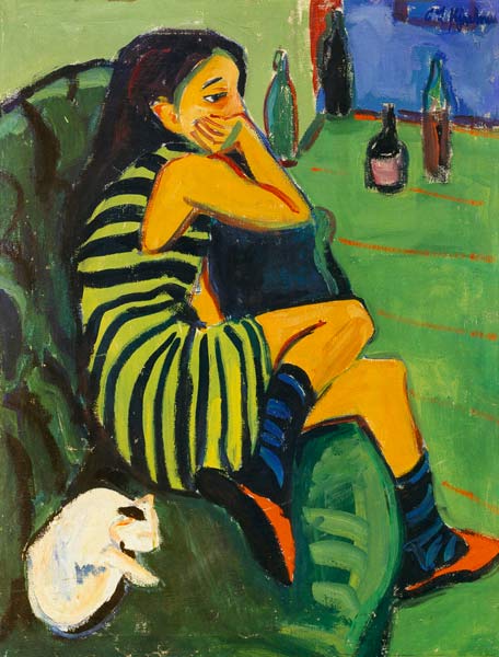 The Artistin od Ernst Ludwig Kirchner