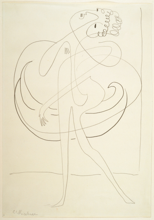 A Dancer od Ernst Ludwig Kirchner