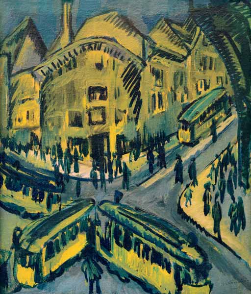 Nollendorfplatz od Ernst Ludwig Kirchner