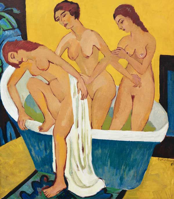 Bathing Women od Ernst Ludwig Kirchner