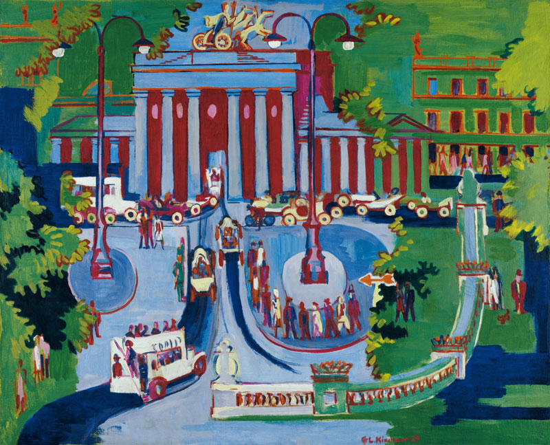 Brandenburger Tor. od Ernst Ludwig Kirchner