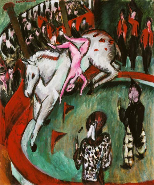Zirkusreiterin od Ernst Ludwig Kirchner
