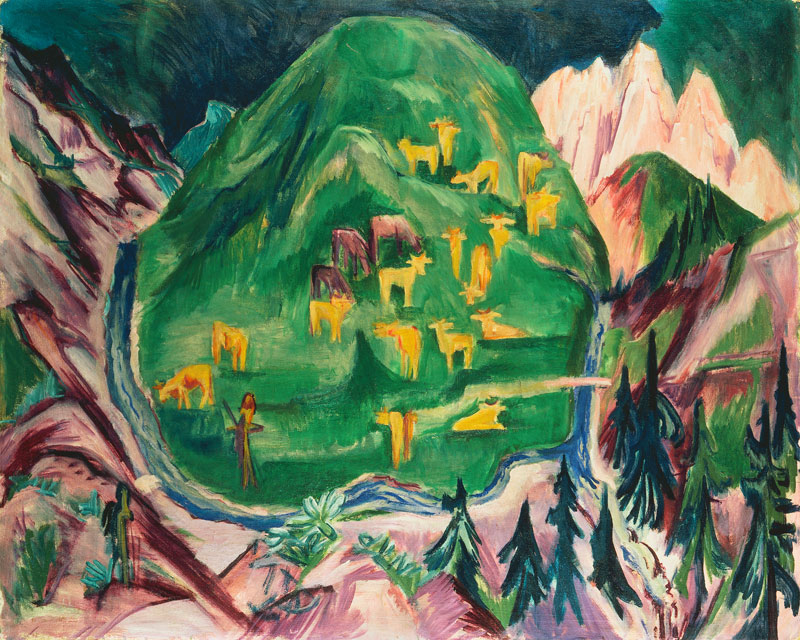 Pasture od Ernst Ludwig Kirchner