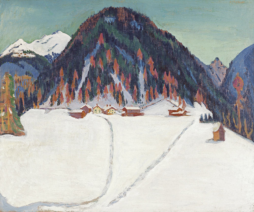 The Junkerboden under Snow od Ernst Ludwig Kirchner