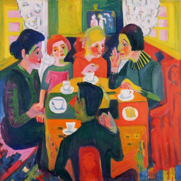 Kaffeetisch od Ernst Ludwig Kirchner