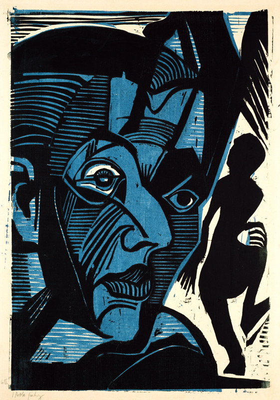 Selbstbildnis (Melancholie der Berge) od Ernst Ludwig Kirchner