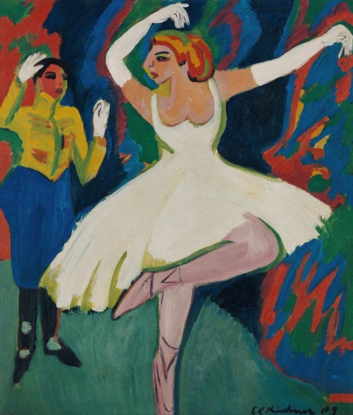 Russian dancer od Ernst Ludwig Kirchner