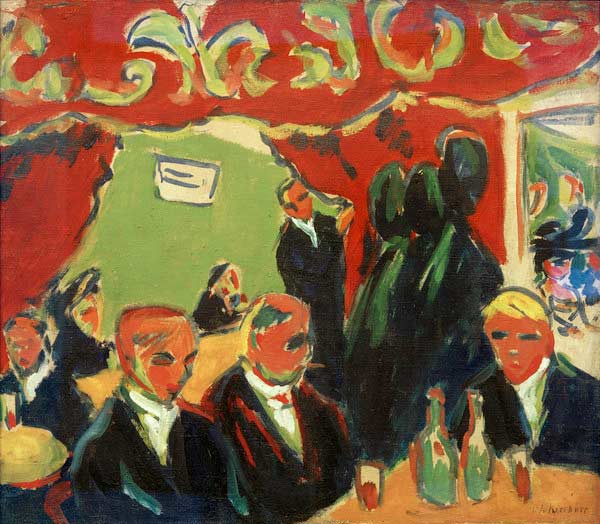 Weinstube od Ernst Ludwig Kirchner