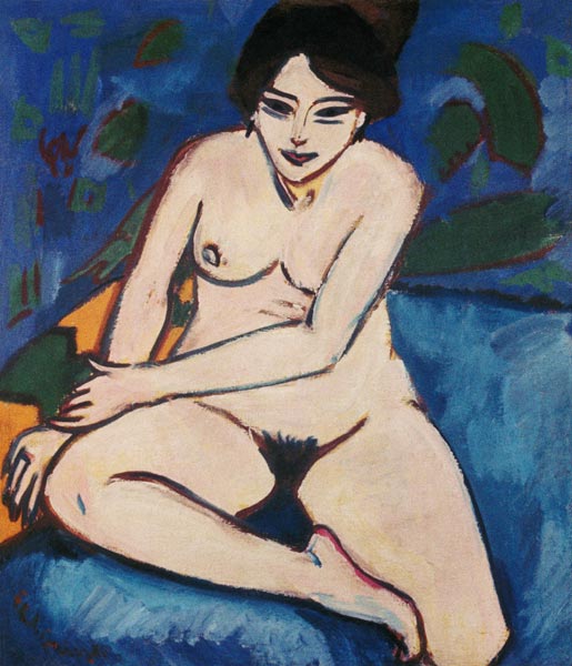 Act on a blue reason. od Ernst Ludwig Kirchner