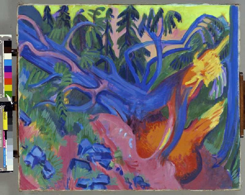 Entwurzelter Baum od Ernst Ludwig Kirchner