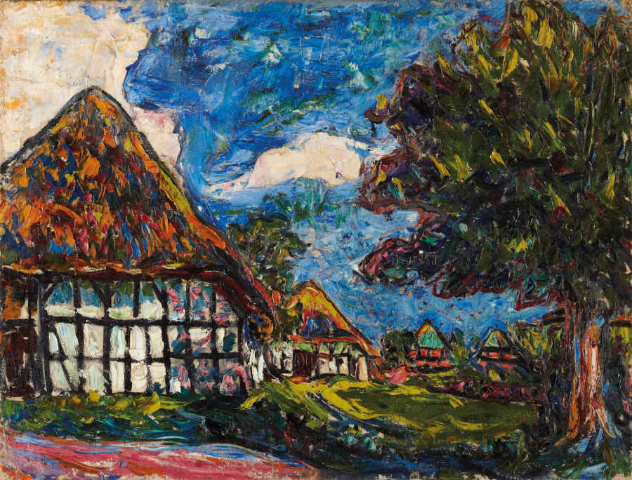 Fehmarn Houses od Ernst Ludwig Kirchner