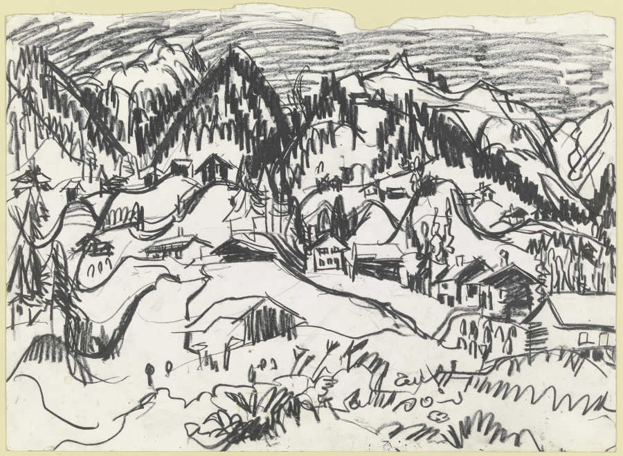 Frauenkirch od Ernst Ludwig Kirchner