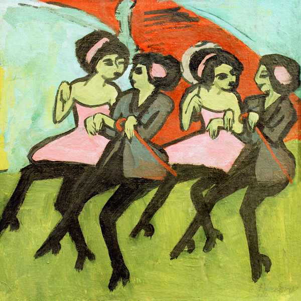 Panama Dancers od Ernst Ludwig Kirchner