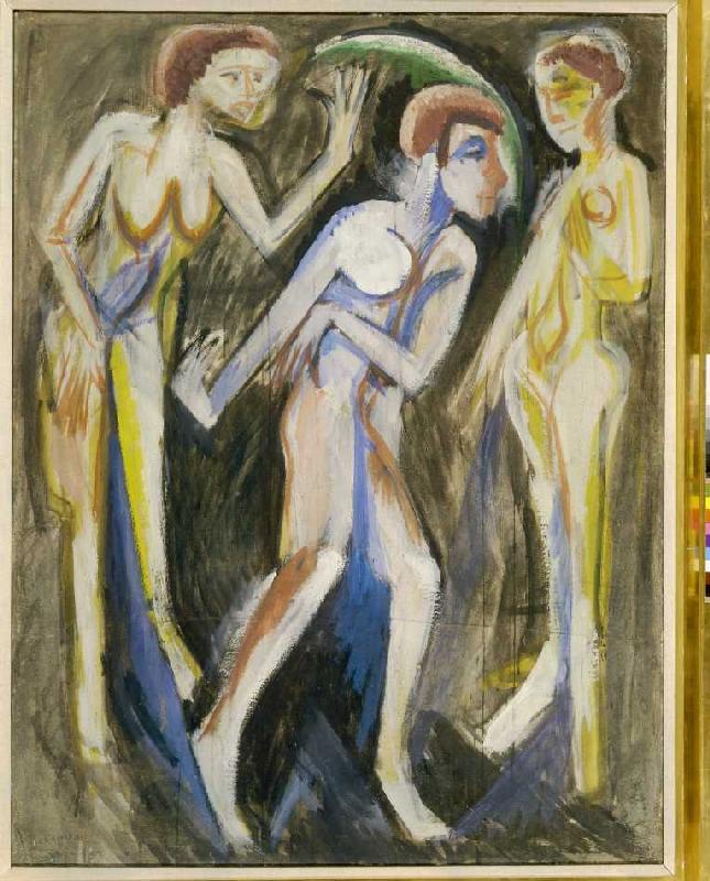 Dance between women od Ernst Ludwig Kirchner