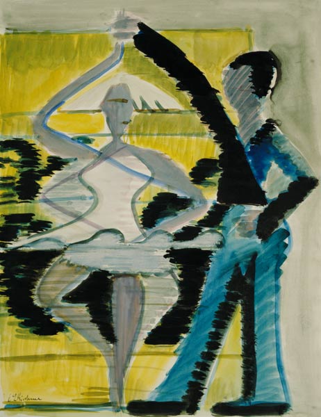 Tanzpaar (Drehende Tänzerin) od Ernst Ludwig Kirchner