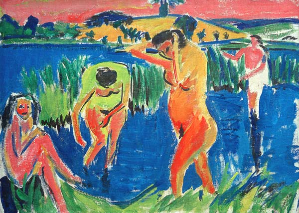 Four Bathers od Ernst Ludwig Kirchner