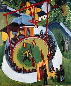 The travelling circus. od Ernst Ludwig Kirchner