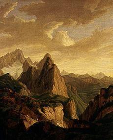 Mountains landscape.