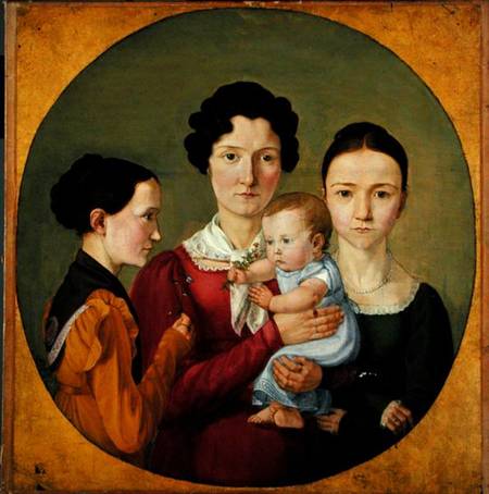 The Sisters Malvine (1811-85), Hermine (1801-52), Adelheid (1824-82) and Ida Speckter (1809-94) od Erwin Speckter