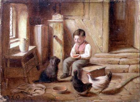 Feeding the Fowl od E.S. Greig