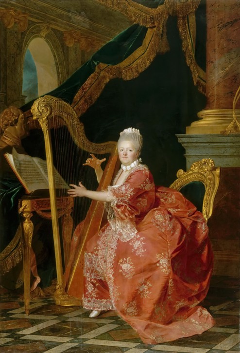 Marie Louise Thérèse Victoire of France (1733-1799) od Etienne Aubry
