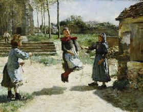 Mädchen beim Seilspringen (Gamines Sautant la Corde)