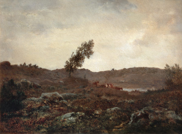 View in Barbizon od Etienne-Pierre Théodore Rousseau