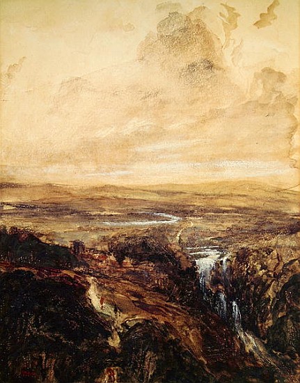 Vallee d''Avergne od Etienne-Pierre Théodore Rousseau