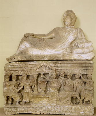 Cinerary urn (alabaster) od Etruscan