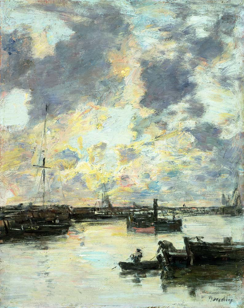 The Port od Eugène Boudin