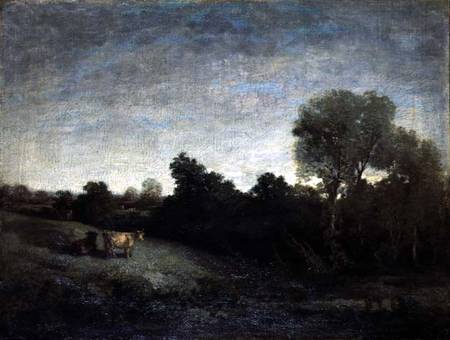 Cows in a Meadow od Eugène Boudin