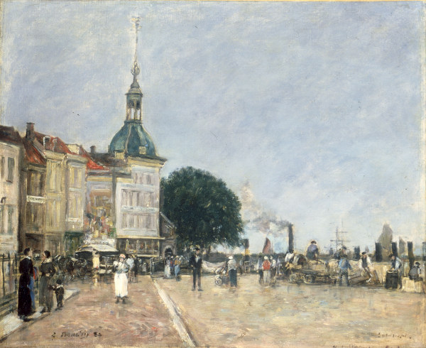 Dordrecht od Eugène Boudin