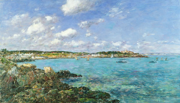 The Bay of Douarnenez od Eugène Boudin