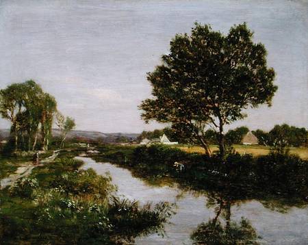 River on the Outskirts of Quimper od Eugène Boudin