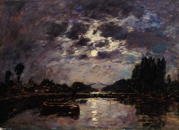 The Effect of the Moon od Eugène Boudin