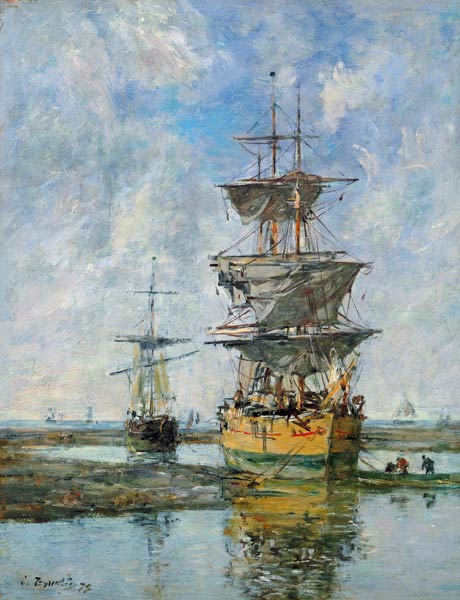 The Large Ship od Eugène Boudin