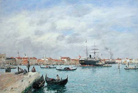 View of Venice od Eugène Boudin