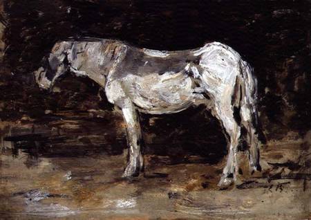The White Horse od Eugène Boudin