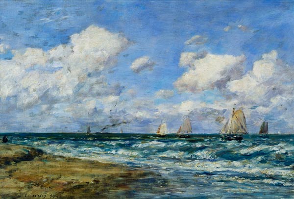 Marine scene od Eugène Boudin